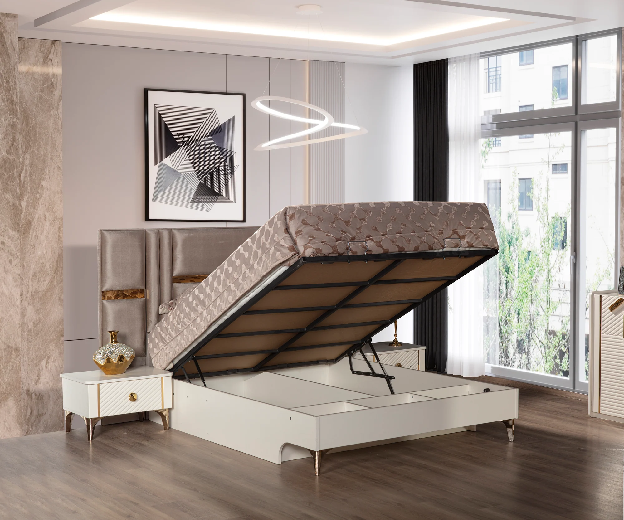 Alisya Gold Yatak Odası